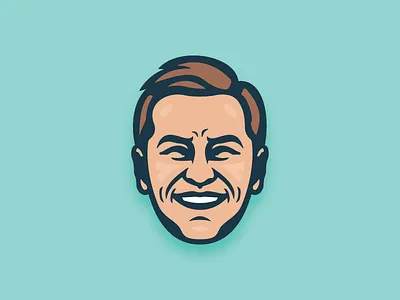 Team Introduction: Mark avatar face icon illustration introduction logo portrait team
