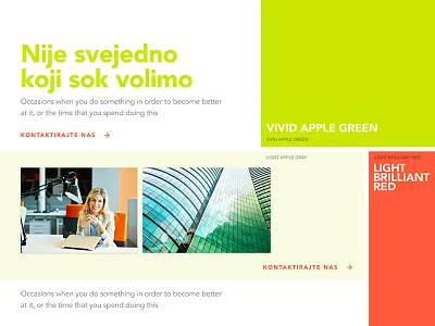 art direction art green layout red