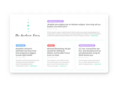 Daily UI #094 - News daily ui