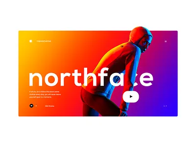 #1 color flat gradient grid landing page layout postcard shota ui ux web design website