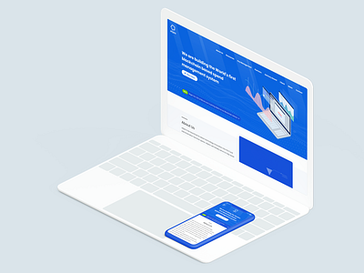 aXpire | Landing page accounting blue finance innovation interface isometric legal management saigon technology trends vietnam
