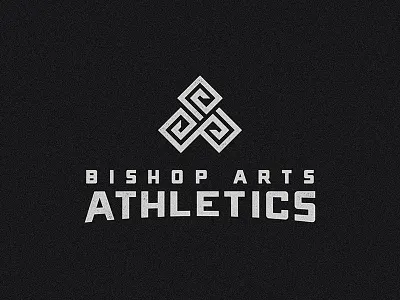 Bishop Arts Athletics art branding crossfit dallas design gym icon illustration logo texture triple spiral triskele