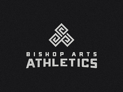 Bishop Arts Athletics art branding crossfit dallas design gym icon illustration logo texture triple spiral triskele