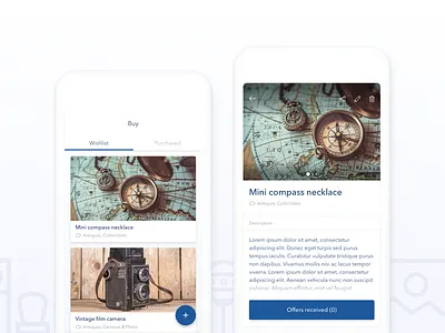 Revolution Buy - Wishlist app buy cart e commerce marketplace online purchase revolution shop shopping ui wishlist
