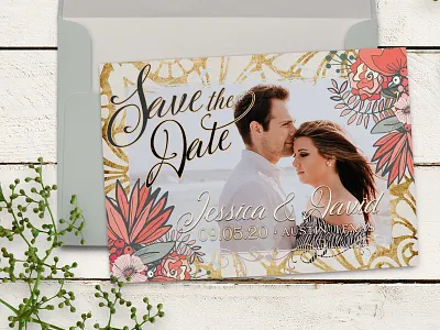 Save the Date Photo Card Templates photo card template print design save the date