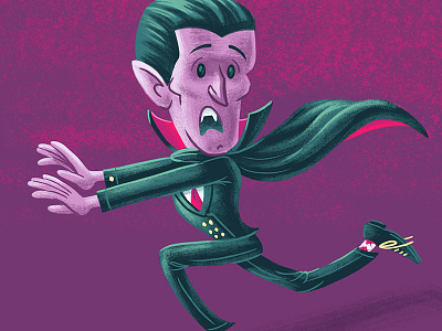 Dracula character design children dracula garlic illustration kids