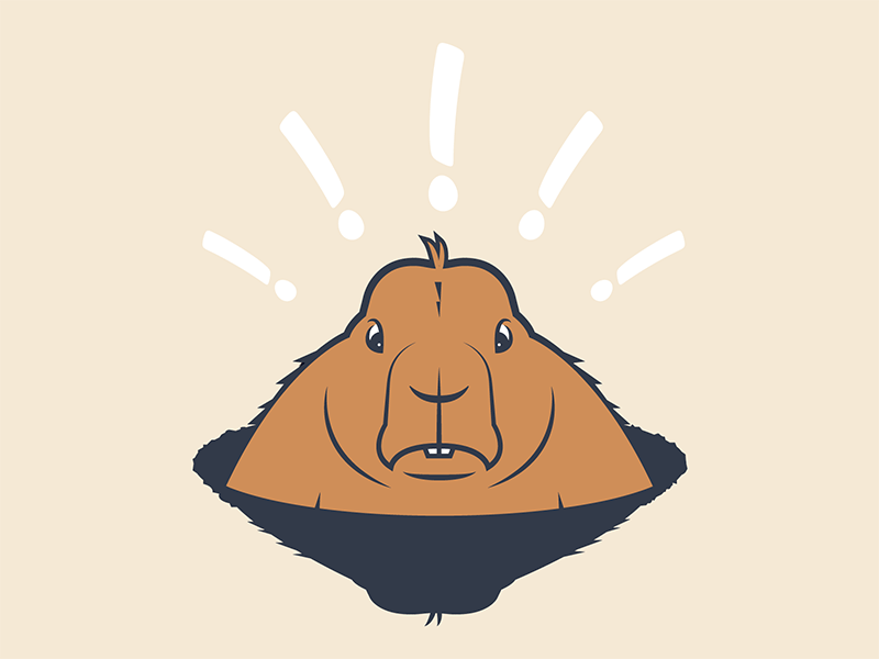 Punxsutawney Phil groundhog groundhog day illustration phil punxsutawney punxsutawney phil