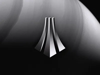 Spaced logo 3d basley car challenge infinity logo metal rocket space spaced