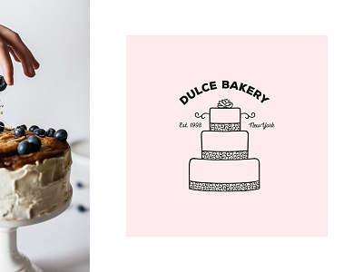 DELICIOUS Premade Logo Set brand branding cake clean delicious food health logo logos modern premade