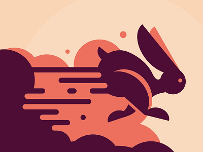 Branding WP Offload S3 branding delicious brains hare icon illustration logo offload rabbit s3 speed vector wordpress