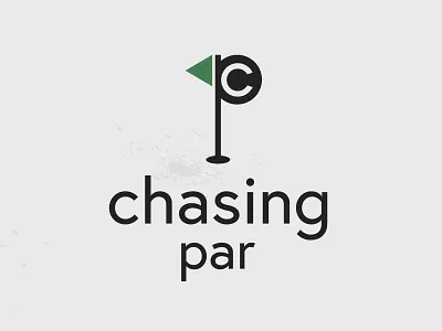 Chasing Par adobe design golf graphic illustration illustrator logo typography