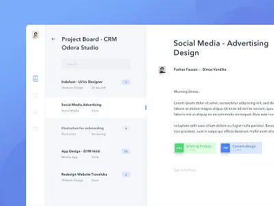 📪 Mail Dashboard - CRM crm dashboard email landing page mail message project task website
