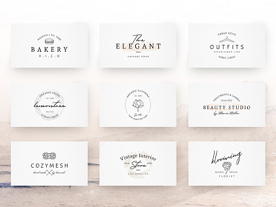 So Female Branding Kit + Icons & Watercolours brand branding clean elegant female feminine floral flowers logo logos modern premade