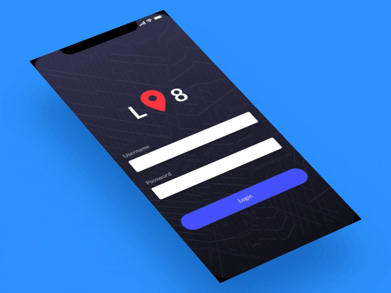 Daily Ui - 006 Navigation + Settings app design illustration landing locator navigation page product ui ux webdesign