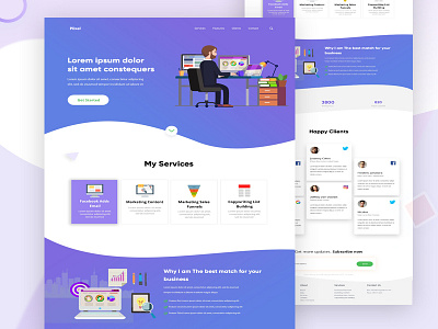 Piixel Marketing Agency agency web page design landing page marketing web design modern web design new trend ui user interface ux web design web development