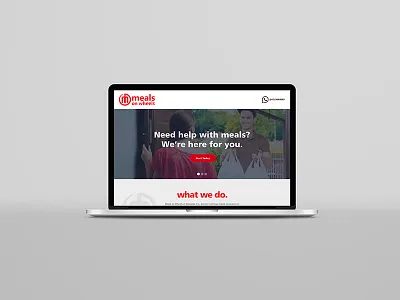 Meals On Wheels Website Design design graphic design re brand scrolling uiux website