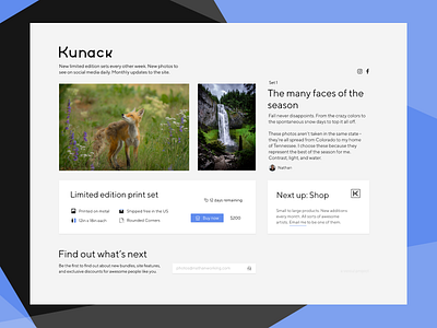 Kunack lunach photos ui v1 website