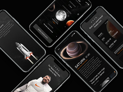 SPACED Design Challenge adobexd ios madewithadobexd space spaced spacedchallenge xd