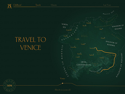 Albrecht Durer travels Venice durer empire germany history map
