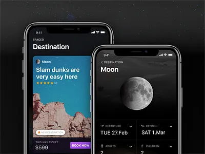 #SPACEDchallenge - To space and back, safely. app application booking latvia mobile mobile app riga spacedchallenge travel ui