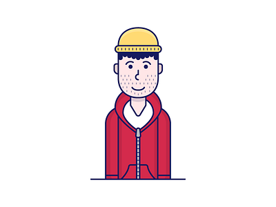 Todd Chavez from BoJack Horseman bojack cartoon character illustration lineart minimal simple tv