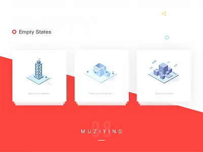Empty States 2.5d app ios photoshop sketch