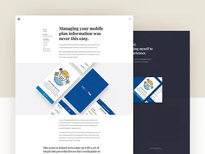 It's alive! case study mobile mockups portfolio product design webflow website