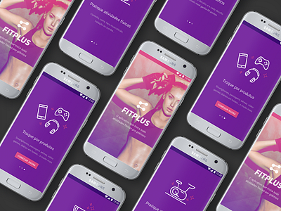 Fitplus Android App android app fitness onboarding