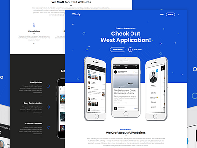 Westy App Presentation agency app landing application creative finance business freelance landing wordpress multi purpose niche parallax seo small business