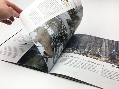 Northwoods Collective Pitch Deck booklet collective deck design editorial hunting layout magazine northwoods pitch print