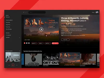 DailyUI #025 - TV App 025 appdesign challange dailyui tvapp uidesign uxdesign