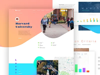 University Profile campus college education exams landing profile students university