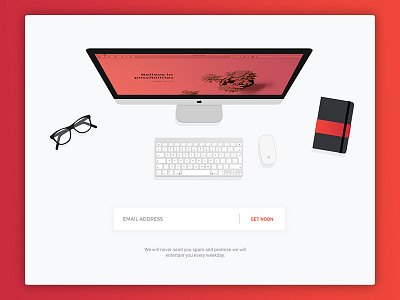 Subcription Form app design form landing minimal page subcription template theme ui web webdesign