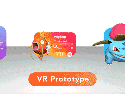 Online VR prototype for Pokemon by DazQu on Dribbble