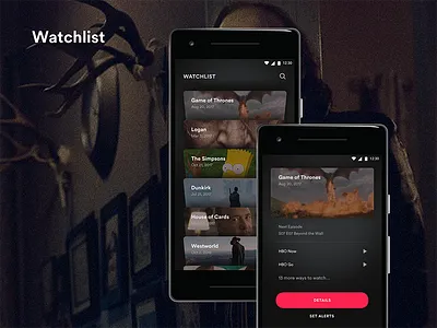 Watchlist cards guide movies shows tv watchlist