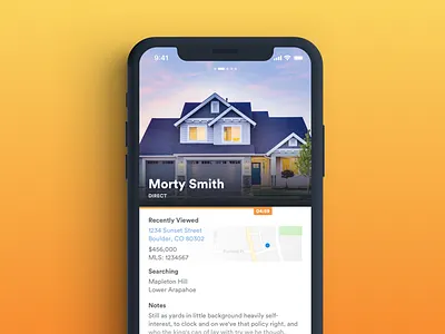 Design Exploration Vol 1 app ios mobile real estate typography ui ux
