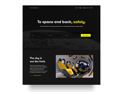 Spaced Homepage Version 2 landing page spaced spaced challenge spacedchallenge website