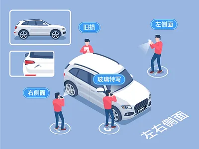 A Photo Guide Illustration To Car Renters For Insurance Purpose car illustration