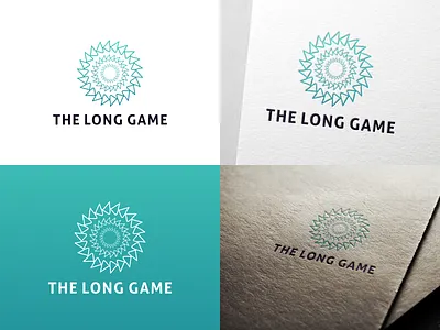 The Long Game Logo branding fitness logo newsletter physical fitness