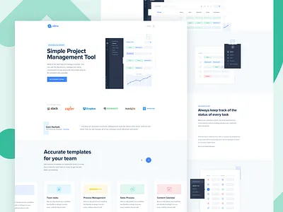 Atina new web design brand design illustration landing layout management page product prototyping ui ux web