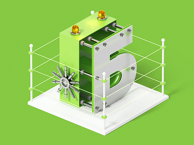 "Security" illustration for software development company 3d 3dillustration design digital graphic green illustration illustrations it security software