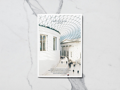 Rosewood Hotel – Holborn Map advertising branding design flat flyer logo marketing type ux vector