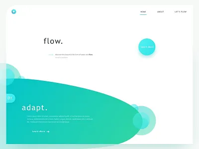 f l o w . app colour fluid fun grid layout mobile practice ui ux web website