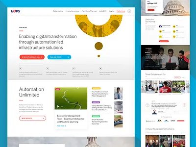 Coporate Website Redesign - Strategy & Design corporate corporate website design homepage homepagewebsite infrastructure landing page redesignit servicesweb