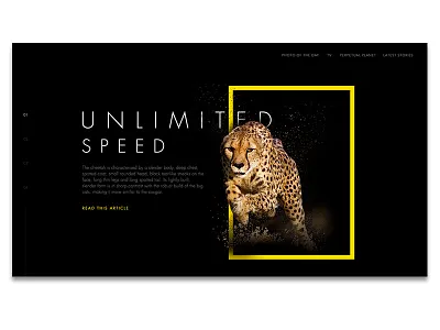 Introduction web page black clean design digital introduction webpage