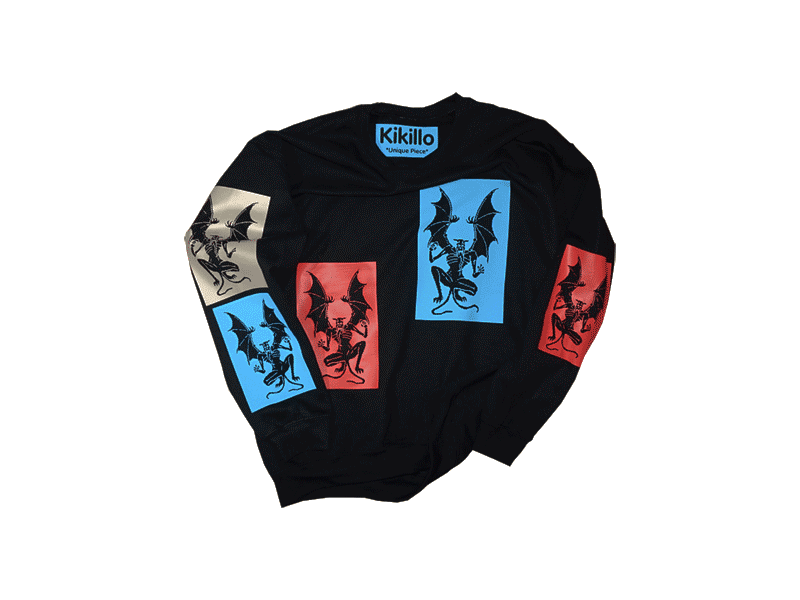 demon pimpin' (unique piece) 1/1 apparel clothes clothing demons fashion goods kikillo kikilloclub streetwear