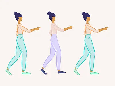 On Point adobe draw diversity hair human illustration ipad skin woman