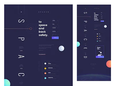 Spaced - homepage homepage purple shapes space spaced spacedchallange