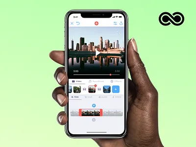Video Music app design editing interface ios iphone sketch ui ux video