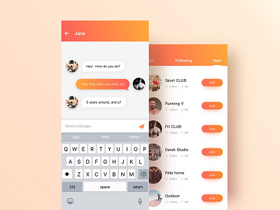 Dribbble 100day 011 100day chat icon sport ui